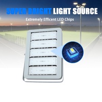 Lampu Sorot LED Modular XINDECO IP66 60W-240W SMD5050 Kontrol Cerdas Tersedia untuk Tempat Parkir & Gimnasium