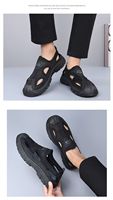Nuevas Sandalias de Senderismo Transpirables para Hombre, con Malla Abierta, Ligeras, Antideslizantes, para Deportes al Aire Libre, Playa y Uso Casual