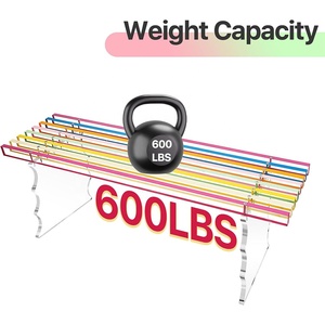 Banco Rectangular de Acrílico para Entrada, Otomana Grande Arcoíris para Interiores, para Cambiar Zapatos, para el Final de la Cama, Diseño Moderno Art <span class=keywords><strong>Deco</strong></span> - Product Image 3