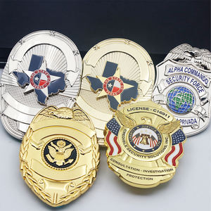 Lencana Kustom Grosir Chile Insignias De Metal Lapel Mariner Security Badges - Product Image 1