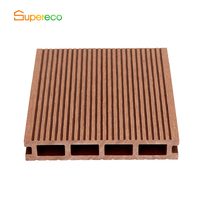 Supereco Exemple de commande Planche de terrasse extérieure en WPC Durable Imperméable Terrasse extérieure Carreaux de terrasse en WPC brossé Plancher de terrasse
