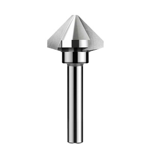 Broca avellanadora de <span class=keywords><strong>metal</strong></span> de carburo de 90 grados y 3 filos para procesos CNC, disponible para ODM/OEM, para desbarbado y avellanado - Product Image 4