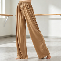 Nouveaux pantalons de danse moderne, pantalons à jambes larges pour la pratique et la performance de la danse classique