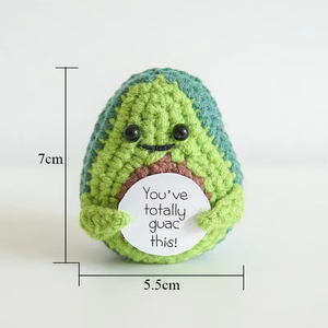 Energia positiva abbraccio di patate da tasca Mini fatto a mano in peluche di lana in maglia divertente regalo di <span class=keywords><strong>Natale</strong></span> <span class=keywords><strong>per</strong></span> la decorazione della stanza di casa - Product Image 2