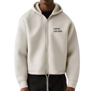 Clothing Manufacturer OEM Low Custom Streetwear Clothing Manufacturer <strong>Blanket</strong> <strong>Hoodie</strong> <strong>Oversized</strong> Men Zip up <strong>Hoodie</strong> - Product Image 1