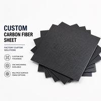 Feuille de fibre de carbone sergé mat, pressée à chaud, taille personnalisée, usinée CNC, résistante à la corrosion, pour cadre de drone FPV RC
