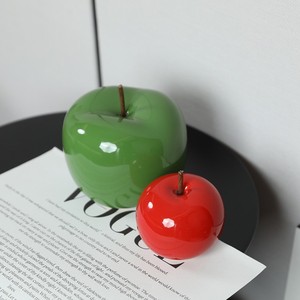Moderne Simple Résine Artisanat pour La Maison Salon Salle À Manger Lumière De Luxe Accessoires De Bureau En Céramique Creative Pomme Ornements - Product Image 4
