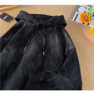 Áo hoodie nam chất liệu cotton dày, nhuộm tie dye tùy chỉnh, đã qua xử lý acid, tạo hiệu ứng cũ kỹ - Product Image 3