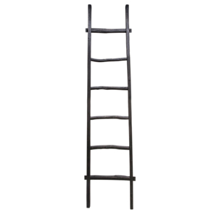 Portasciugamani Decorativo a Scala Verticale, Supporto Sottile con Ganci per Camera da Letto e Soggiorno - Product Image 1