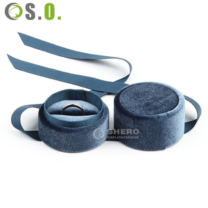 Caja de Joyería de Lujo, Caja de Terciopelo para Regalo, Caja de Empaque para Aretes, Anillos y Joyas - Product Image 6
