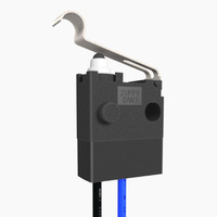 Micro-interrupteur filaire étanche DEWO 5A 250VAC 6A 12VDC 300MM fil SPDT 1NO 1NC Micro interrupteur de fin de course avec levier de poulie
