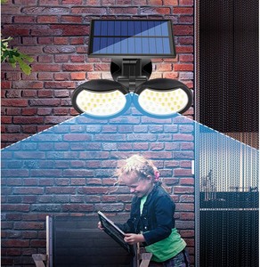 LED Solar luz al aire libre lámpara Solar PIR Sensor de movimiento luz de pared impermeable de energía Solar de la luz del sol para la decoración del jardín - Product Image 2