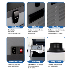 KNOKOO FES200/FED200 210W Extracteur de fumées de soudure Nouvel absorbeur de fumée de soudage pour imprimante DTF Laser Salon Hair Protein - Product Image 4