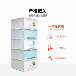 Armoire de rangement pour enfants Xitianlong, type tiroir, épaissie, multi-niveaux, organisateur de jouets, design durable - Product Image 5