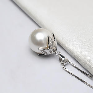 Pendentif en argent S925 pour accessoires DIY, avec 13-16 perles incrustées, grand pendentif Baotou, grand chapeau Xiang et pendentif féminin avec plateau vide 766 - Product Image 2