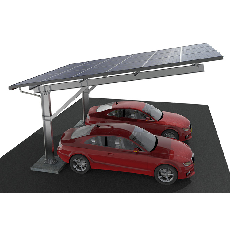 High waterproof pv panel carport solar mounting system customized solution solar carport structure