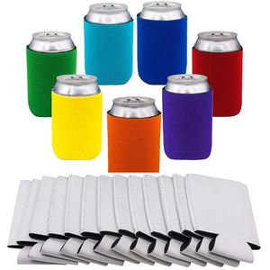 Custom Logo DIY Blank Can <b>Cooler</b> Neoprene 12oz Beer <b>Cooler</b> Sublimation Stubby Holder Coozies for Can - Product Image 1