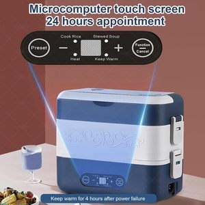 Mini Olla Arrocera Eléctrica Aislada de 2.4L, Lonchera Automática para Uso Doméstico y de Oficina - Product Image 2