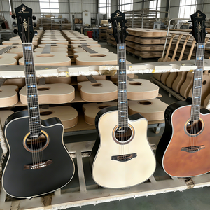 Guitare acoustique Swift Horse Professional 41 pouces, table en épicéa de qualité A et manche en <span class=keywords><strong>Okoumé</strong></span>, finition mate, corps avec cutaway, pour la vente en gros et l'OEM - Product Image 5