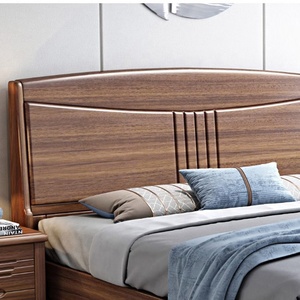 Letto Matrimoniale King Size all'Ingrosso con Struttura di Alta Qualità <span class=keywords><strong>in</strong></span> <span class=keywords><strong>Legno</strong></span> <span class=keywords><strong>Massello</strong></span> di Noce, Letto Queen con Contenitore Alto, Letto Matrimoniale per Hotel <span class=keywords><strong>in</strong></span> <span class=keywords><strong>Legno</strong></span> - Product Image 4