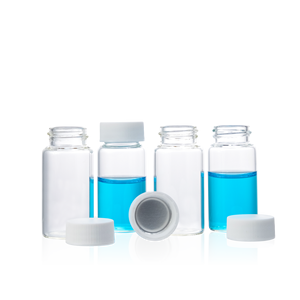 ALWSCI 20mL एचडीपीई जगमगाहट अलग सफेद पीपी पेंच टोपी के साथ शीशी - Product Image 4