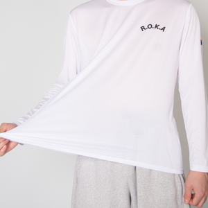 Camiseta Deportiva de Manga Larga MACCI Korea, Transpirable, de Malla, Secado Rápido, Ligera, con Estampado, Unisex, para Hombre, para Entrenamiento Diario y Uso Casual - Product Image 6