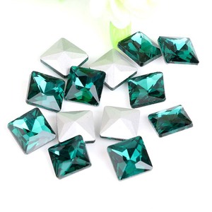 Crystal Glass Rhinestones Square 3-12mm Diy For Phone <b>Cases</b> Jewelry Accessories - Product Image 4