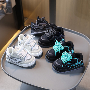 Primavera autunno scarpe da ginnastica <span class=keywords><strong>alte</strong></span> per bambini scarpe Casual da <span class=keywords><strong>bambina</strong></span> con fondo morbido scarpe da pane basse per bambini scarpe sportive - Product Image 2