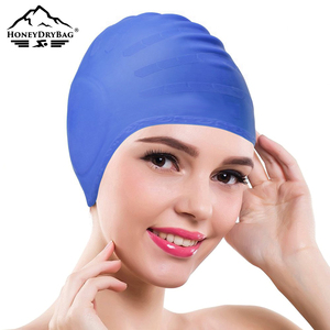 Gorro de natación de silicona, sin costuras, elástico, ergonómico, con protección <span class=keywords><strong>para</strong></span> los <span class=keywords><strong>oídos</strong></span>, <span class=keywords><strong>para</strong></span> cabello largo, <span class=keywords><strong>para</strong></span> adultos y niños, <span class=keywords><strong>para</strong></span> carreras, triatlón, entrenamiento en <span class=keywords><strong>piscina</strong></span> - Product Image 6