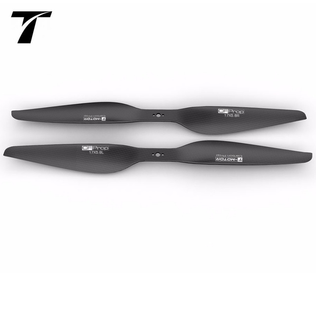 T-MOTOR P17x5.8 Carbon Propeller Lightweight  Longer Flight Time 17inch 7.5kg Thrust Prop for Multi-rotor Drone