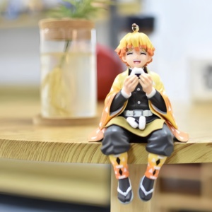 Ensemble de figurines anime Noodle Stopper en position assise, 14 pièces, Tanjiro Nezuko <span class=keywords><strong>Zenitsu</strong></span>, décoration de bureau pour fans, collection, cadeau, PVC - Product Image 3
