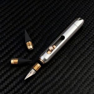 Stylo bille éternel en métal de haute qualité, effaçable, personnalisable avec logo, en laiton, idéal comme cadeau – Meilleures ventes - Product Image 2