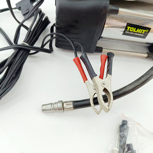 Compresseur d'air de voiture portable TOLHIT 12v DC en métal, double cylindre, <span class=keywords><strong>gonfleur</strong></span> de pneus professionnel 150PSI, pompe de gonflage électrique silencieuse - Product Image 3