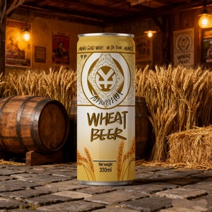 <span class=keywords><strong>Cerveza</strong></span> Artesanal Premium de Marca OEM, Lager Oscura, 4.5% de Alcohol, 330 ml, Latas/Botellas de Aluminio, Impresión de Logotipo Personalizada, 24 Latas/Caja, Verde - Product Image 3