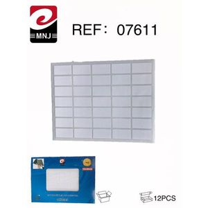 Etichette adesive Mnj, 12 pezzi, etichette per imballaggio per uso ufficio - Product Image 3