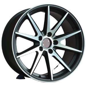 Cerchi in Lega per Auto 4X100 16 17 18 19 <span class=keywords><strong>20</strong></span> Pollici <span class=keywords><strong>15</strong></span> <span class=keywords><strong>X</strong></span> 10 17X7 6-127 (6-5) Cerchioni Neri - Product Image 1