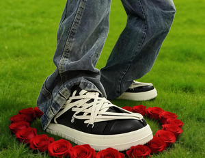 Chaussures de sport pour hommes de marque de créateur, en toile respirante de haute qualité, à lacets, basses, classiques, à semelle épaisse, avec lacets et sangles - Product Image 5