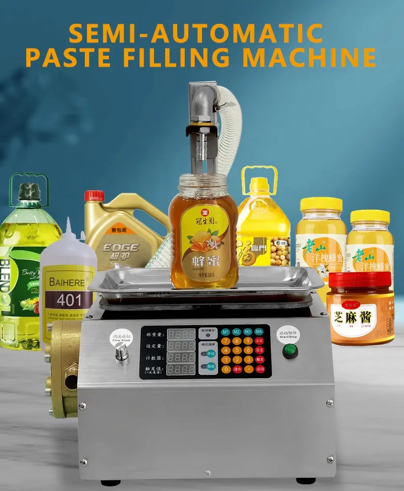 30G-10Kg Pneumatische Volumetrische Frisdrank Handzeepgel Olie Water Sap Honing Cream Pasta Vulmachine