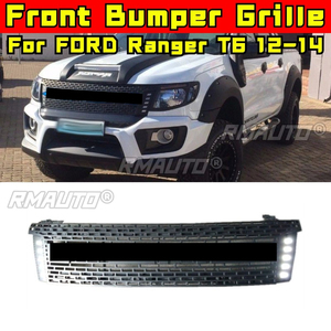 กระจังหน้ารถยนต์แบบ LED สำหรับรถแข่ง ชุดแต่งกระจังหน้า สำหรับ FORD Ranger T6 ปี 2012-2014 อะไหล่ภายนอก - Product Image 2