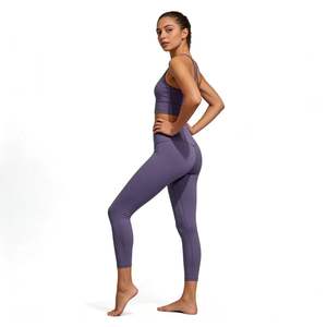 Leggings <span class=keywords><strong>de</strong></span> yoga <span class=keywords><strong>de</strong></span> qualité supérieure pour femmes, taille haute, extensible dans 4 directions, respirant, séchage rapide, couleur unie, multicolores, pour la salle <span class=keywords><strong>de</strong></span> <span class=keywords><strong>sport</strong></span> et le fitness - Product Image 1