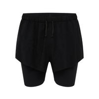 Jogging pour homme de luxe haut de gamme sur mesure, coupe régulière, nylon/coton, respirant, séchage rapide, écologique, coupe-vent, design 2 en 1, élastique