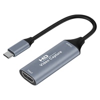 Carte de capture vidéo 4K 30Hz HDTV USB 2.0 USB 3.0 Type C Gris pour MacBook PC Jeu pour Enregistrement DVD Caméra Boîtier Audio & Vidéo