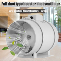 Ventilateur d'extraction transversal pour salle de bain, nouveau ventilateur de conduit en ligne en plastique