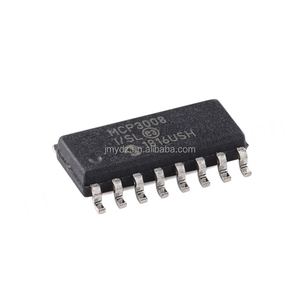 Circuit de conversion analogique-numérique MCP3008 MCP3008T-I/SL, puce ADC, emballage SOP-16 - Product Image 1