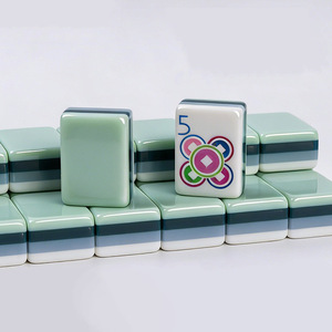 American <b>Mahjong</b> Tiles <b>Set</b> Custom Acrylic Luxury Design 4-Layer Yellow Durable &amp; Eco-Friendly Entertainment - Product Image 6