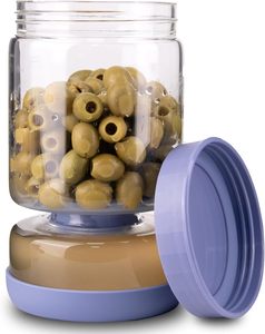 <span class=keywords><strong>Pickle</strong></span> E Azeitonas Jar Recipiente Com Filtro Flip, Separador De Suco À Prova De Vazamento Ampulheta Alimentos Saver Recipiente De Armazenamento - Product Image 6