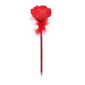 Unique Fashion Design Promotion Handmade novelty rose flower ball pen