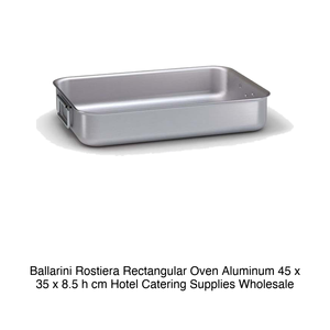 ถาดย่างอะลูมิเนียมทรงสี่เหลี่ยม 45 × 35 × 8.5 ซม. บาลลารินี - Product Image 2