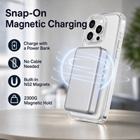 Casing Transparan TPU+PC Anti-Kuning Magnetik Kuat N52 Desain Polos untuk 18 Pro Max Tahan Banting Kompatibel Pengisian Daya Nirkabel