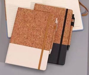 Eco-Friendly Cork Journal Custom Logo Notebook High Quality <b>A5</b> <b>Notepad</b> With Elastic Band - Product Image 2